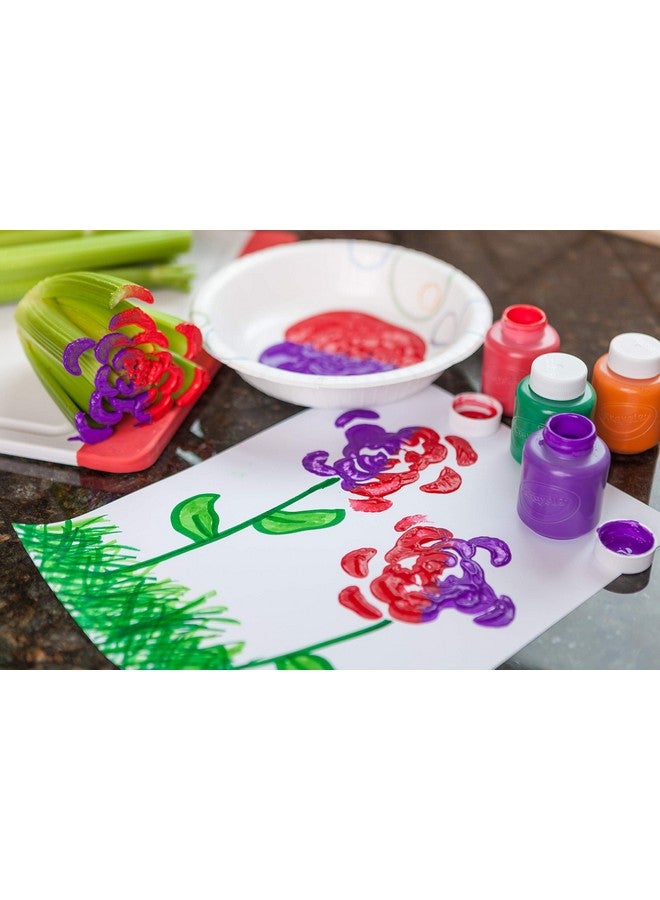 Crayola Washable Kid's Paint, Assorted Colors, Pack of 10 - Image 4