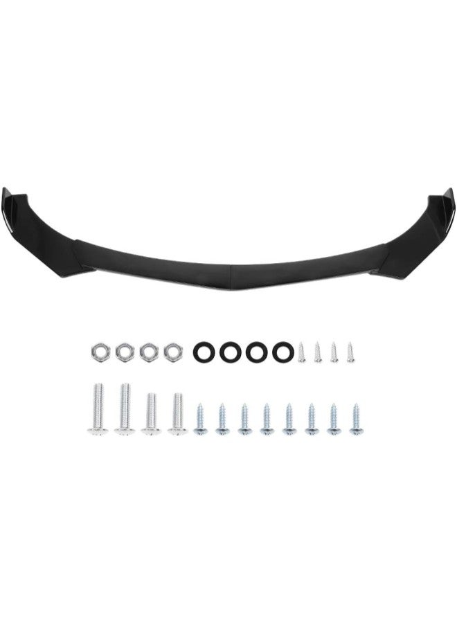 klarako Universal Front Splitter Lip, Universal Front Splitter Car Front Bumper Spoiler Body Kit Splitter Trim Protection Spoiler for Compatible with Mercedes forBenz/Vauxhall Opel - Image 1