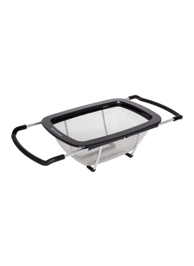 KitchenAid KitchenAid Expandable Stainless Steel Colander, One size, Black  - Image 1