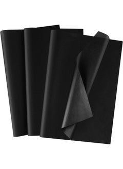 Premify Black Tissue Wrapping Paper, 60 Sheets Of 50 X 70Cm Tissue Paper For T-Shirt, Dress, Abayas Wrapping, Birthday Gift Wrap, Diy Packaging, Wedding Decoration, Crafts Etc  - Image 1