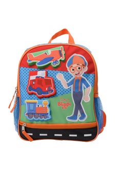 Blippi Blippi Vehicle Fun Interactive Mini Backpack For Kids, Boys & Girls Pre-School School Bag With Padded Back And Adjustable Straps,Versatile 12"  - Image 1
