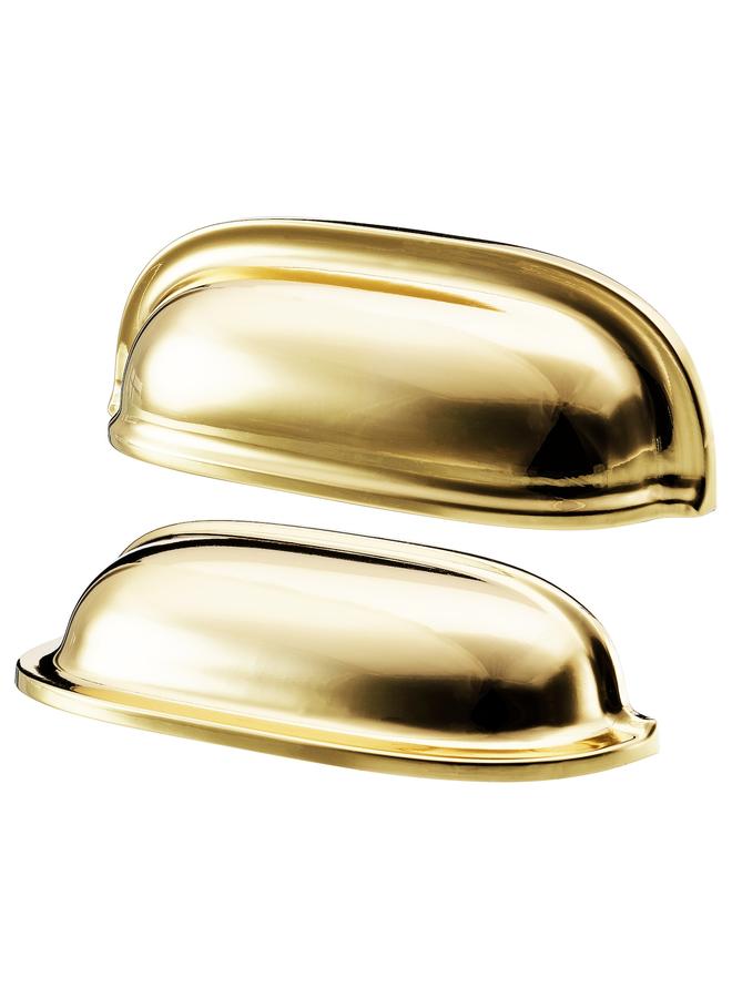 Cup handle, brass-colour, 89 mm - Image 1