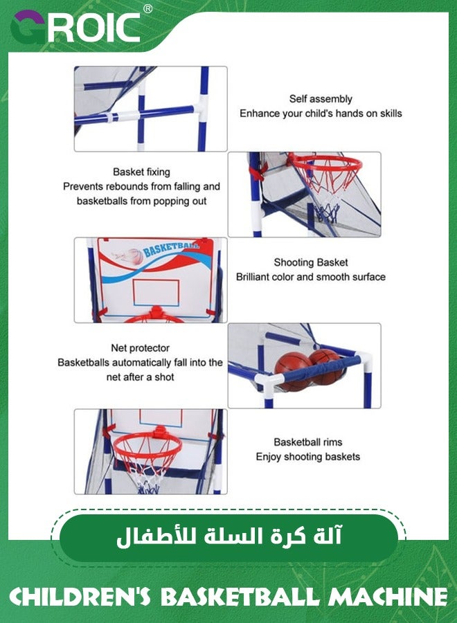 GROIC Medium Arcade Basketball Hoop Game – Basement Toys – Basketball Hoop for Kids – Basketball Game with Hoop Training System –Air Pump Included- Kids Indoor Sports Toys – Fun and Entertaining  - Image 5