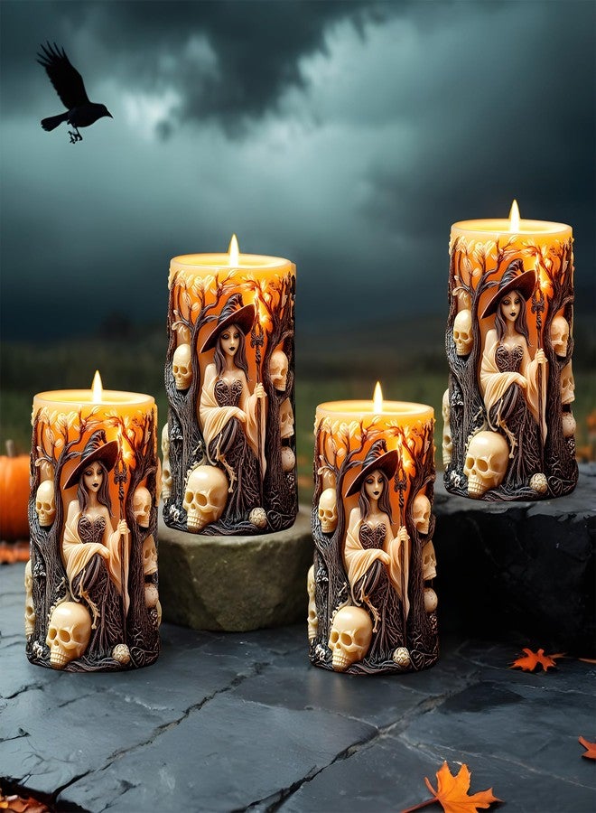 ZAKVOOR Candle Silicone Molds Resin Casting Mould for DIY Candle Making Polymer Clay Craft Plaster Home Decoration (Witch) - Image 4