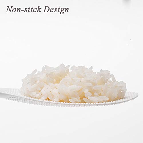 DIMVKA Rice Spoon Paddle Standing, Non Stick Rice Scooper Professional Rice Spatula Potato Cooker Server (1 Pack) - Image 4