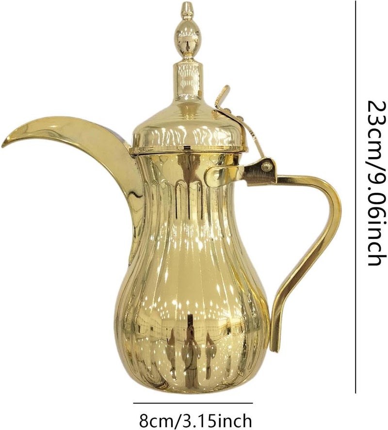 Premium Stainless Steel Coffee Pot for Elegant Gatherings, Gold 500ml - Image 3