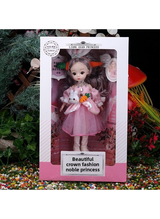 Dress-up Princess Doll Cute Girl Children's Toy Gift Dance Training Institution Enrollment Gift Doll-Color:ABC-3 With Gift Box Self-assembly-Height:without Music - Image 4