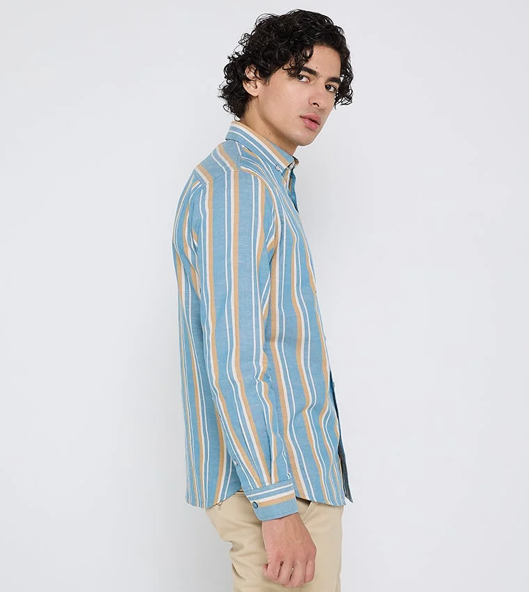 Ben Sherman Ben Sherman Men's Long Sleeve Striped Shirts