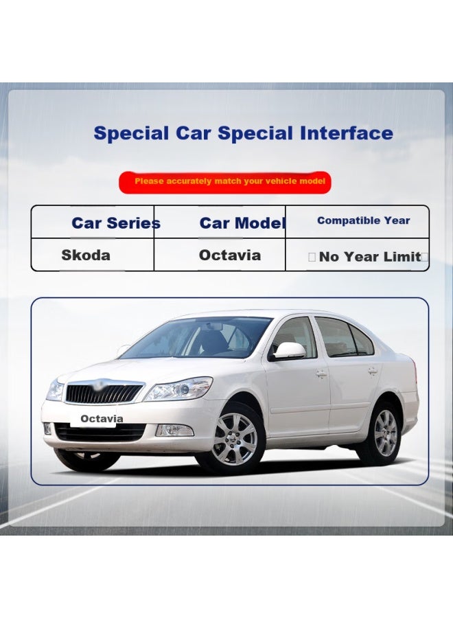 Yitu Front Wiper + Rear Wiper Set For Skoda Octavia Front Windshield Wiper Rear Windshield Wiper 1 Set - Image 1