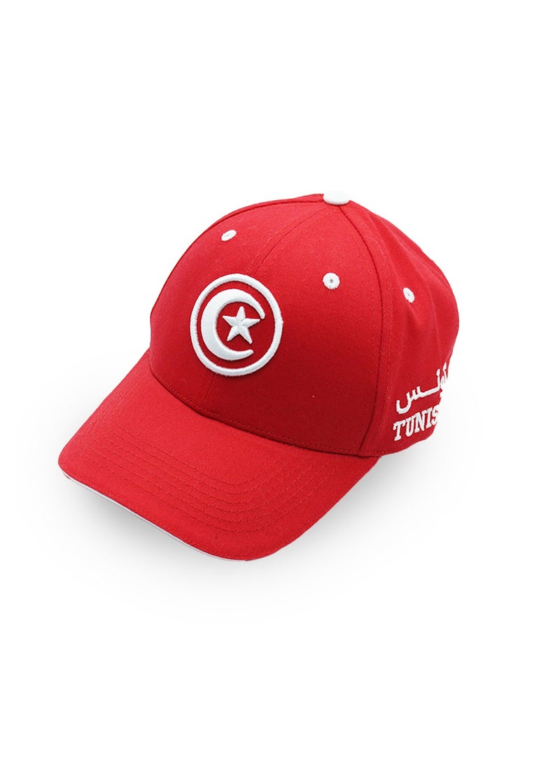 Tunisia Cap 100% Cotton Baseball Cap with Premium Embroidery - Show Your Support for Your Favorite Team - Image 3