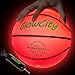 GlowCity Glow in The Dark Basketball Size 7 Light Up Ball for Teen Boys Gifts Adults Red Glow for Outdoor Games Sports Birthday Gift Ideas for Boys Ages 12 13 14 15 Basketball Gear Accessories - Image 3