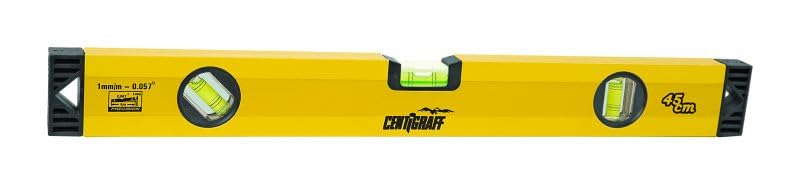 FREEMANS CL345 Centigraff Box Section Aluminium Level and Printed scale with 3 Vials - 45cm - Image 4