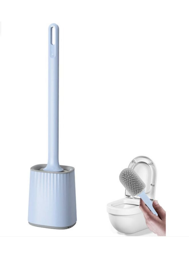 EasyLife Toilet Brush and Holder Set Soft Head for Bathroom PP Handle Wall Mounted Detachable Bathroom Toilet Brush Holder  - Image 1
