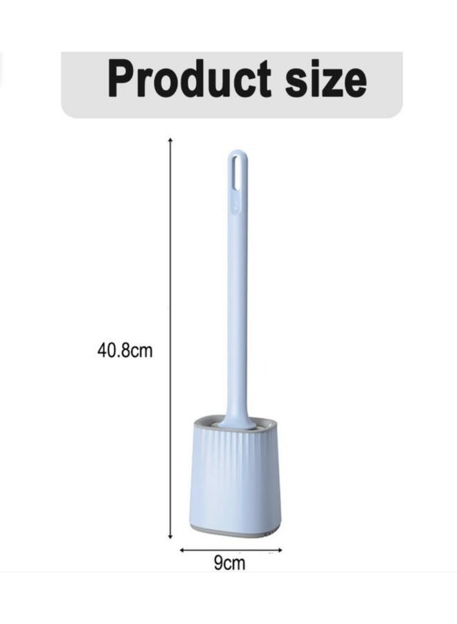 EasyLife Toilet Brush and Holder Set Soft Head for Bathroom PP Handle Wall Mounted Detachable Bathroom Toilet Brush Holder  - Image 2