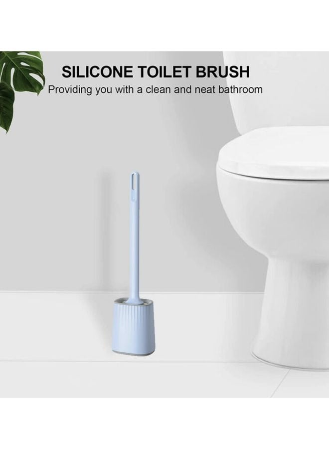 EasyLife Toilet Brush and Holder Set Soft Head for Bathroom PP Handle Wall Mounted Detachable Bathroom Toilet Brush Holder  - Image 5