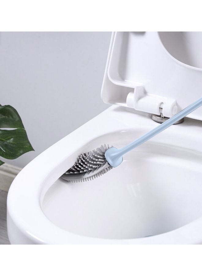 EasyLife Toilet Brush and Holder Set Soft Head for Bathroom PP Handle Wall Mounted Detachable Bathroom Toilet Brush Holder  - Image 4