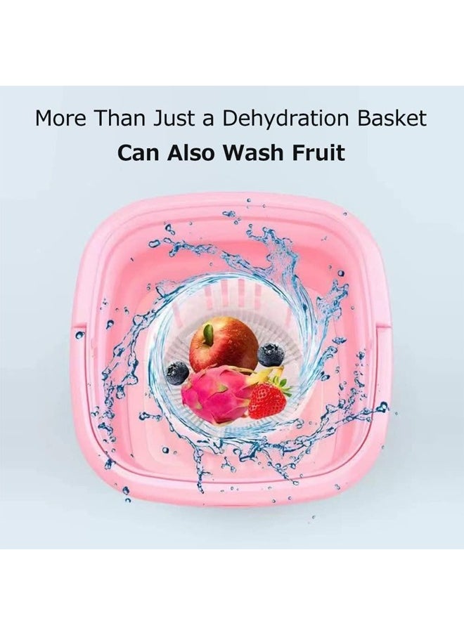 HQ-GAMING - Portable Washing Machine Small Household Folding Automatic Ultrasonic Forward and Reverse Pulsator Elution Dual Purpose Imitation Hand Wash with Drain Hole Washing Machine - Image 1