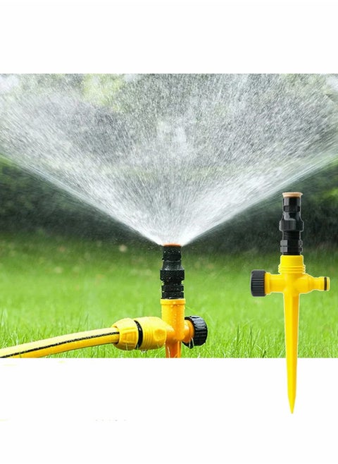 360 Degree Rotating Automatic Garden Sprinkler System for Lawns and Yards, Adjustable Multi-Function Irrigation with 3 Settings for Efficient Watering