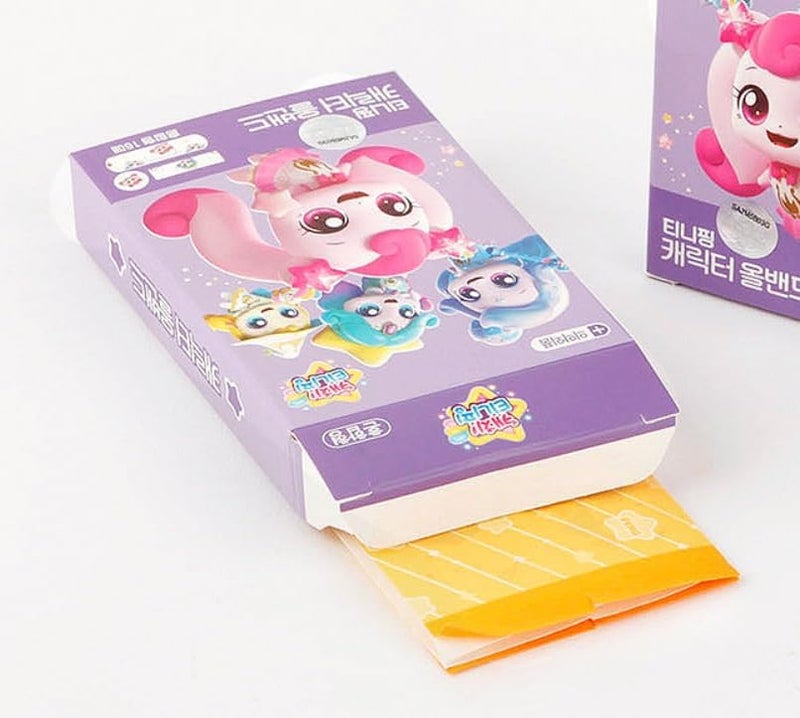 2Pack Catch Teenieping Adhesive Bandages 16 Count Per Pack First Aid Bandages with Cute Designs Assorted - Image 2