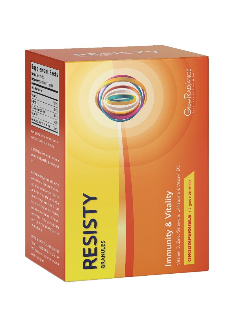 Glow Radiance Glow Radiance Resisty Granules 20 Sticks 
