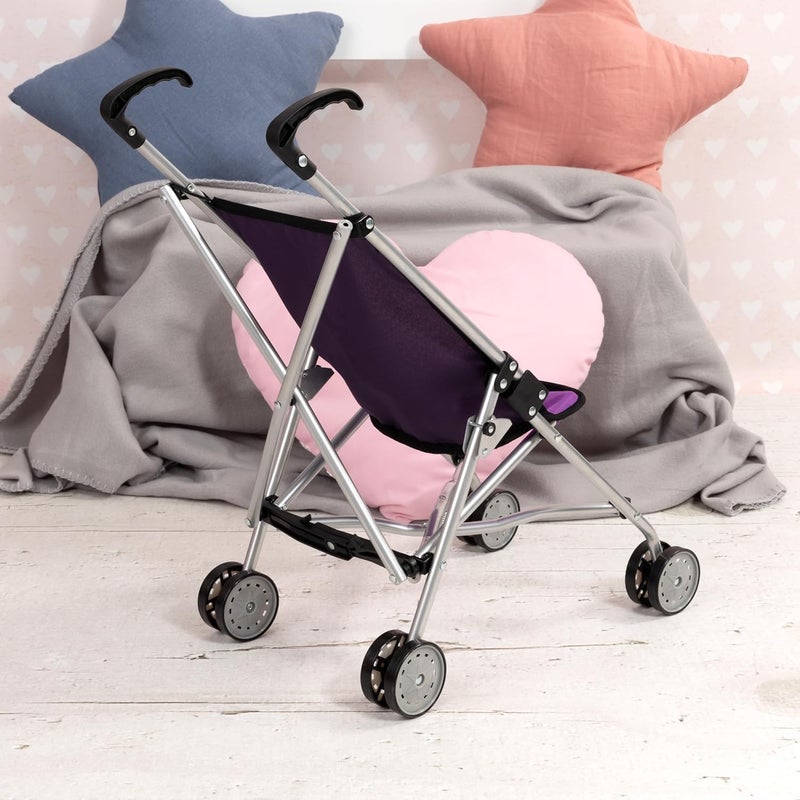 Bayer Design Dolls pushchair, Buggy, Umbrella Stroller, Pram for Toddler, Foldable, Double Wheel - Image 5