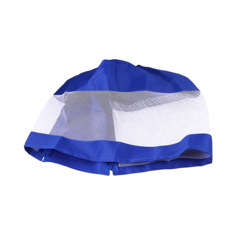 Bird Mesh Cage Cloth Cover Breathable Zippered Accessory For Bird Cages Air Circulation Light Blue Size 2 - Image 2