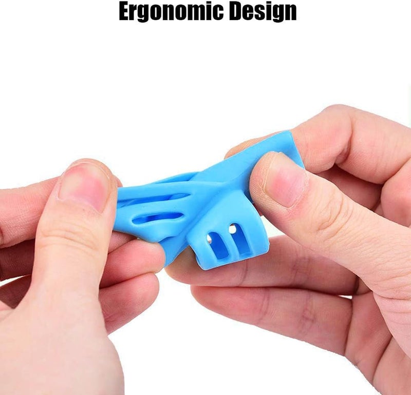 JuneLsy Pencil Grips Pencil Grips for Kids Handwriting Posture Correction Training Writing AIDS for Kids toddler Preschoolers Students Children Special Needs (3pack01) - Image 5