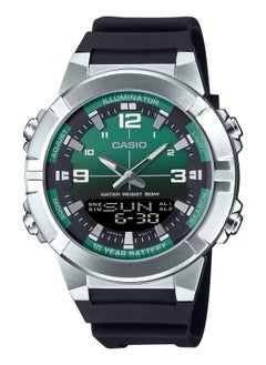 CASIO Analog+Digital Rubber Strap Men's Watch AMW-870A-3AV 