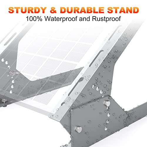 SOLPERK Solar Panel Mount - 13.8in Stand, Angle Adjustable (0-60 Degree), Mounting Brackets for 1 Solar Panel - Image 4