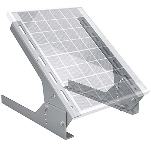 SOLPERK Solar Panel Mount - 13.8in Stand, Angle Adjustable (0-60 Degree), Mounting Brackets for 1 Solar Panel - Image 1