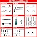 Kimapeso RC Car Repair Work Stand 532 PCS RC Repair Screws Set Kit 360 Degree Rotation RC Repair Station Screwdrivers Screws Pallet Kit for 18 110 112 116 118 RC Crawler Truck Buggy - Image 4
