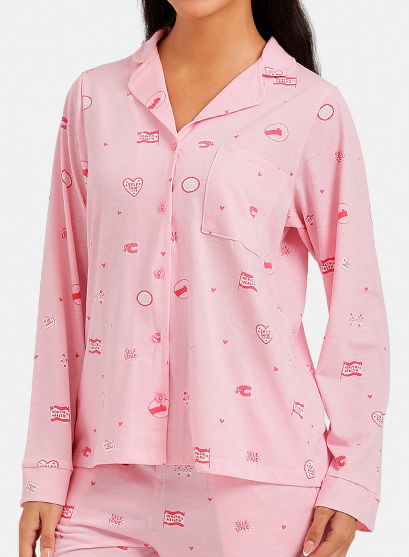 Carina Graphic Print Pyjama - Image 5