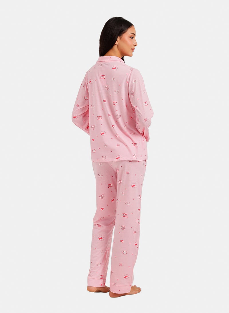 Carina Graphic Print Pyjama - Image 4