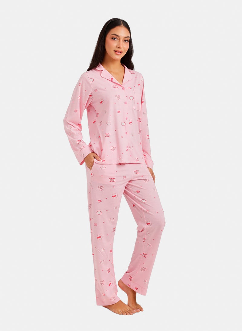 Carina Graphic Print Pyjama - Image 2