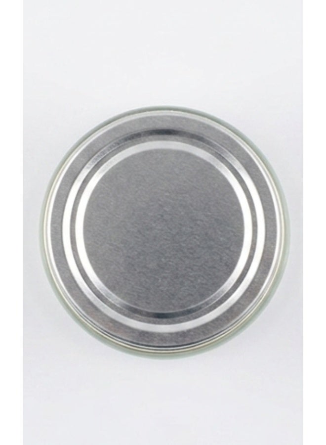 Daiso Small Glass Jar with Silver Metal Screw Lid 130ml - Clear Airtight Storage Container for Spices, Crafts, and Kitchen Organization - Image 3