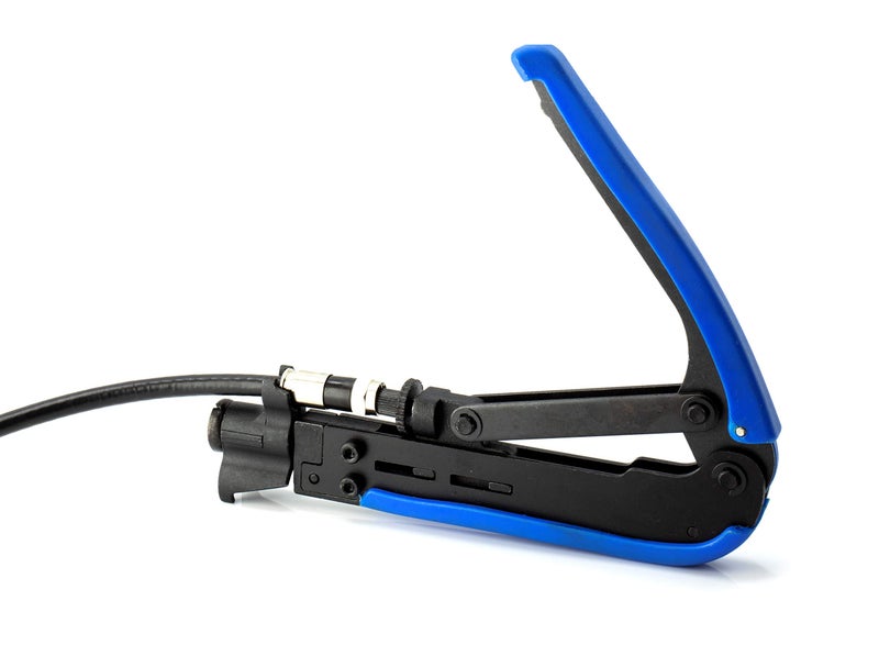 THE CIMPLE CO Coaxial Compression Tool - RG59, RG6, RG7, and RG11 Compression for F81 / RF Connectors - Adjustable length and type, for almost all connectors manufactured - Image 5