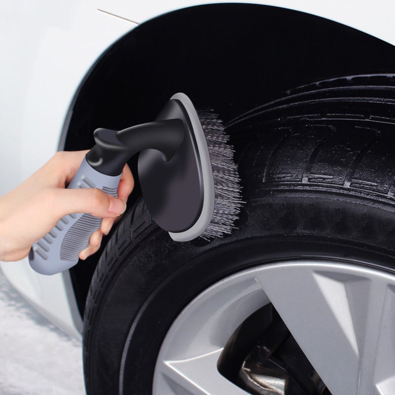 Car Wheel Cleaning Brush Kit Wheel Brush for Car Tire Brush Washing Tool - Image 1