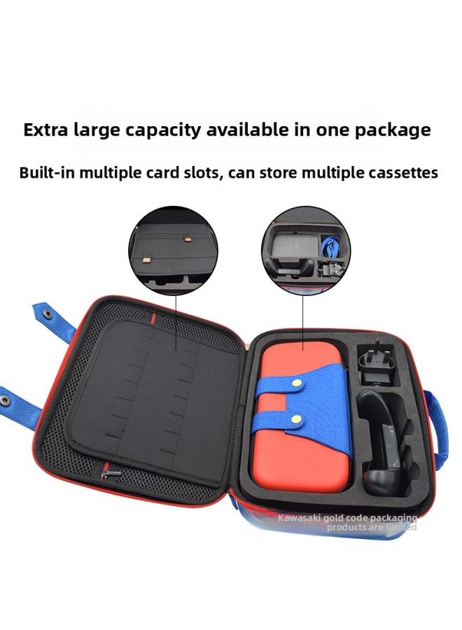 Loquat Hot Sale Nintendo Switch Storage Bag Mario Bag Full Set Accessories Bag Ns Drop-resistant Carrying Case-Model:Mario Bag  - Image 3