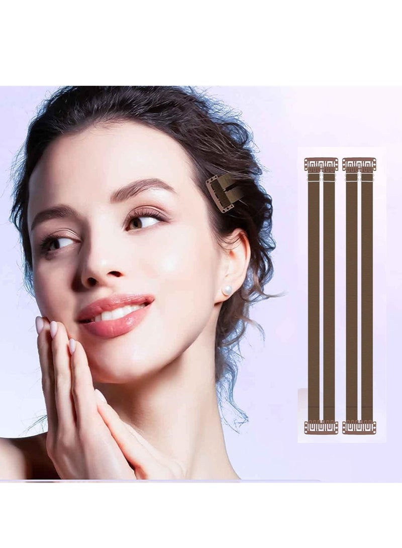 Adjustable Face Lift Stretching Strap 4Pcs Facelift Bands with Invisible Hair Clips for Instant Slimming and Wrinkle Reduction - Image 1