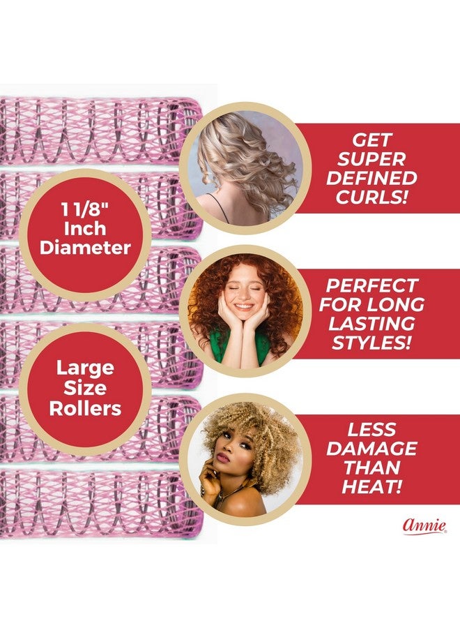 Annie 1-1/8" Wire Mesh Hair Rollers - 12 Pcs. - Image 3