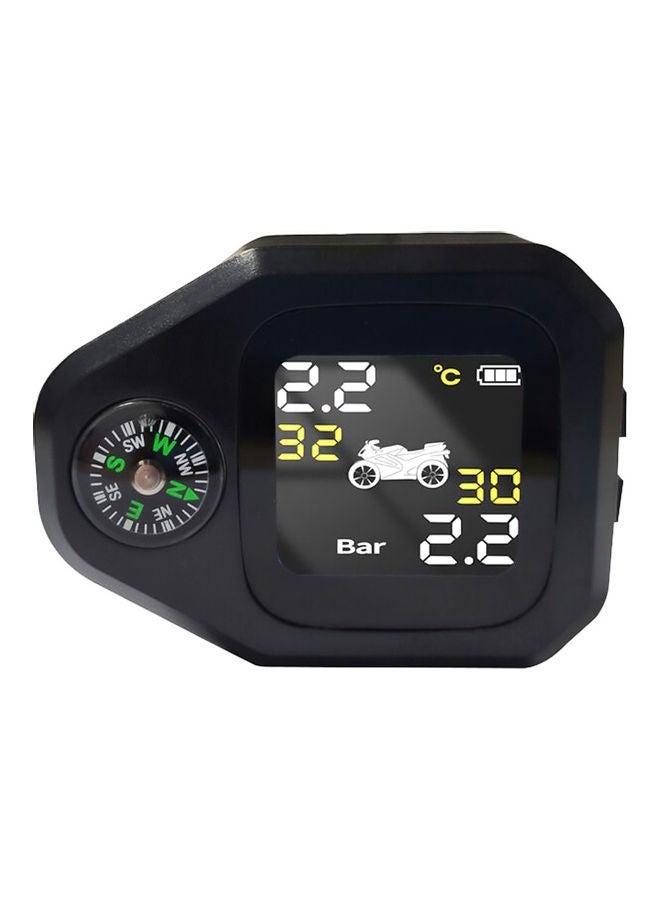 NIBEMINENT 2-in-1 Motorcycle Tire Pressure Monitoring System LCD - Image 2