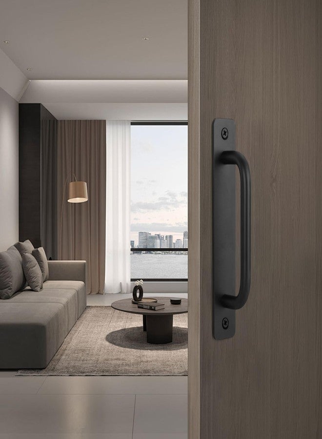 Malimali 4 Pack Black Barn Door Handles, 5" Hole Center Gate Handle Sliding Door Handles Modern Aluminium Door Pull for Pocket Door Bifold Closet Doors Hardware Replacement - Image 5