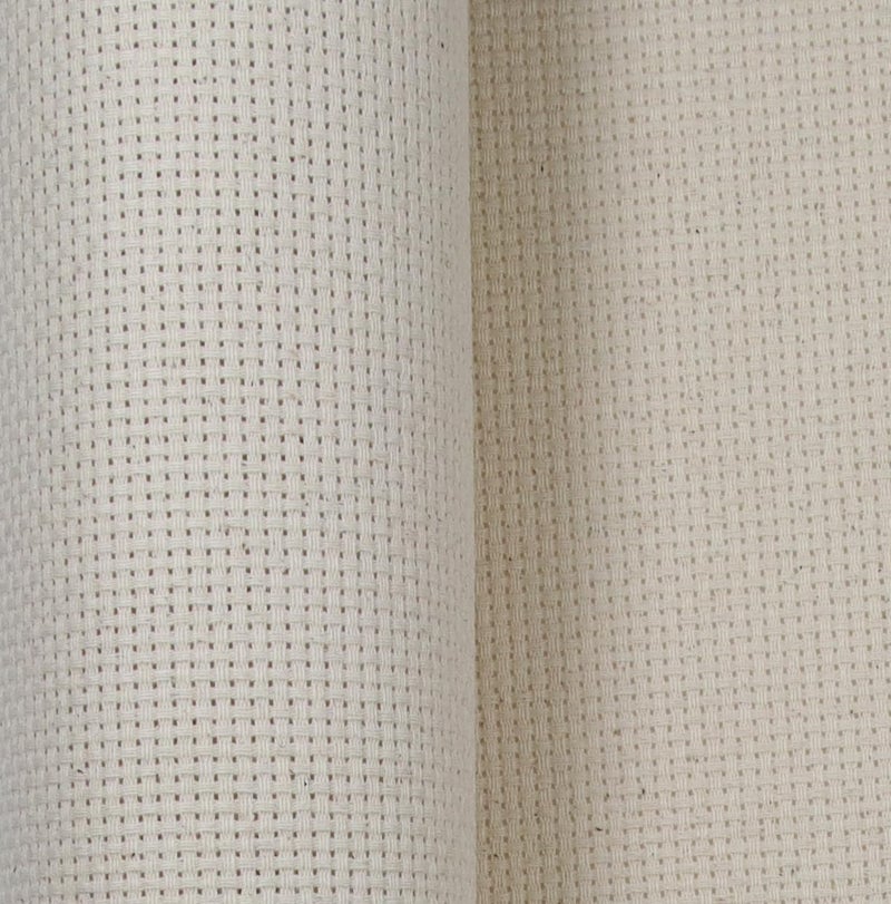 KCS one Piece 19" x 28"(48cmx72cm) 11CT Counted Cotton Aida Cloth Cross Stitch Fabric (Ecru) - Image 1