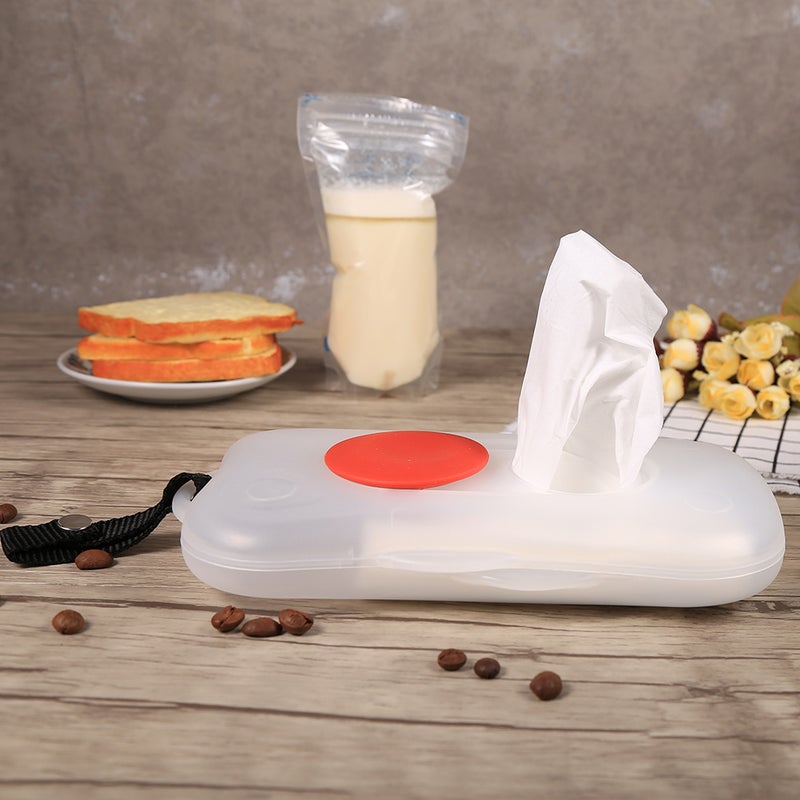 Portable Baby Kid Wipe Storage Case Box Plastic Travel Wet Wipes Holder Dispenser Organizer #1 - Image 5