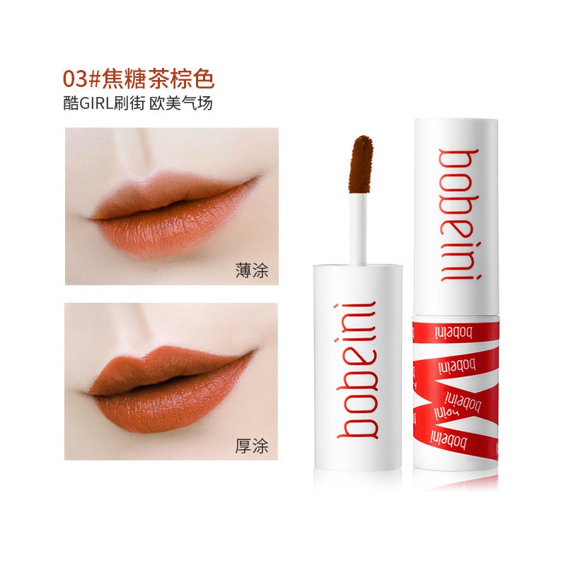 Berberi Heroine Lip Mud Matte Face Lip Cheek Dual-Use Blush Lipstick Lip Glaze Cheap Not Easy To Fade Lip Gloss - Image 1