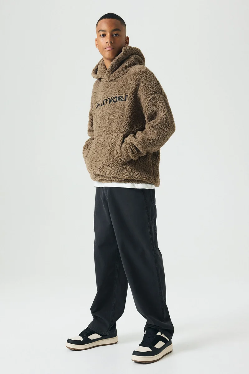 اتش اند ام هودي من التيدي مزين بنقشة