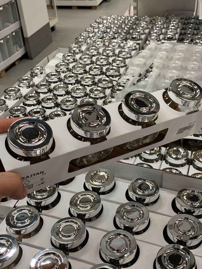 طقم برطمانات توابل شفافة زجاجية 4 قطع - 150 مل محكمة الإغلاق - Image 5