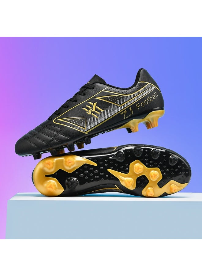 Men Kids Fashion Soccer Shoes Cleats Team Sports Training TF/FG Turf Firm Comfort High-top Football Shoes Outdoor - Image 2