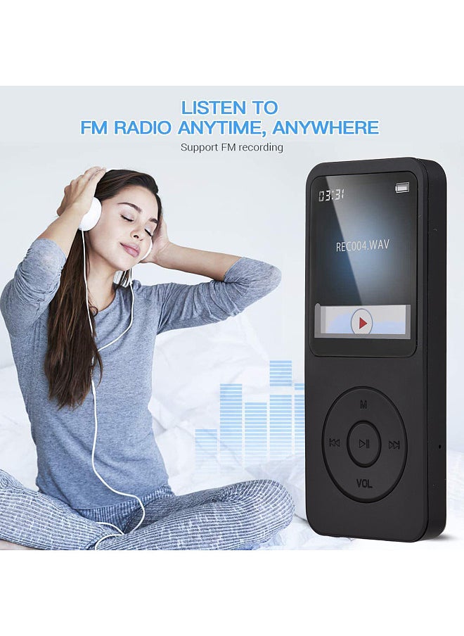 Generic - Portable MP4 Player MP3 Music Player 1.77 Inch LCD Screen Video Player Photo Viewer Support TF Cards Support Music FM Radio Video E-book Recorder - Image 1
