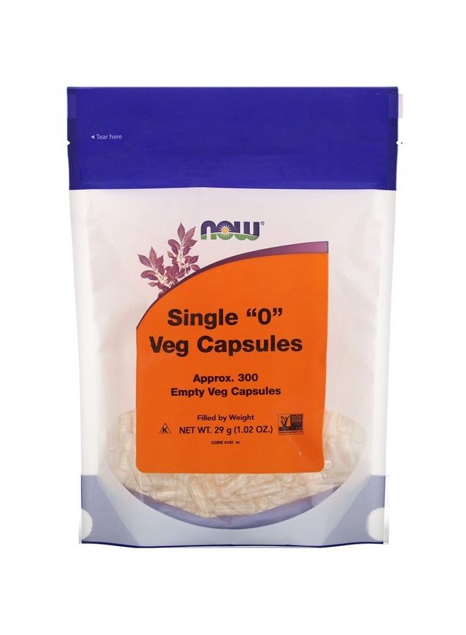 now Empty Capsules, Vegetarian, Single "0" - Image 1